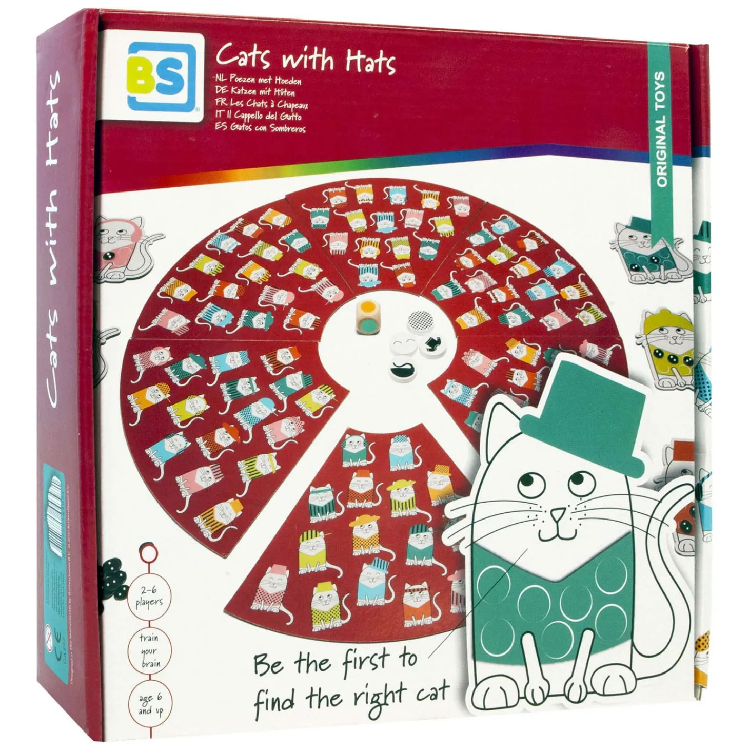 BS Toys Poezen met Hoeden - Kinderspel