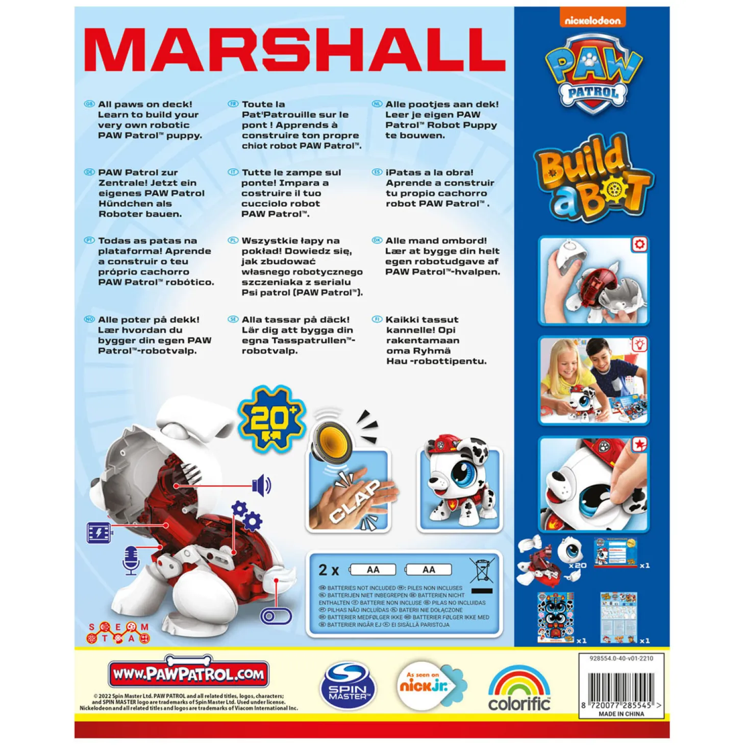 Build a Bot PAW Patrol Marshall - Interactieve Robot