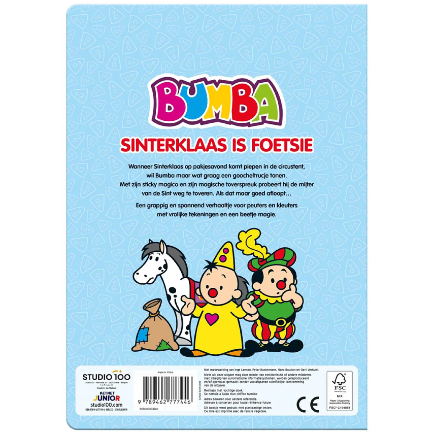 Bumba Kartonboek - Sinterklaas is foetsie!