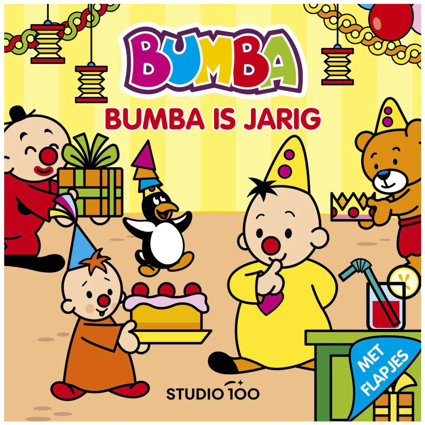 Bumba Kartonboek met Flapjes - Bumba is jarig