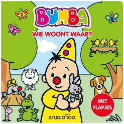 Bumba Kartonboek met Flapjes - Wie woont Waar?