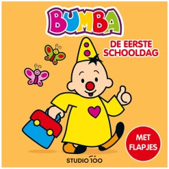 Bumba Kartonboek met Flapjes - De eerste schooldag