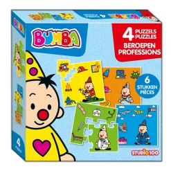 Bumba Puzzel Beroepen, 4in1