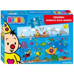 Bumba Puzzel Zeedieren, 9st.
