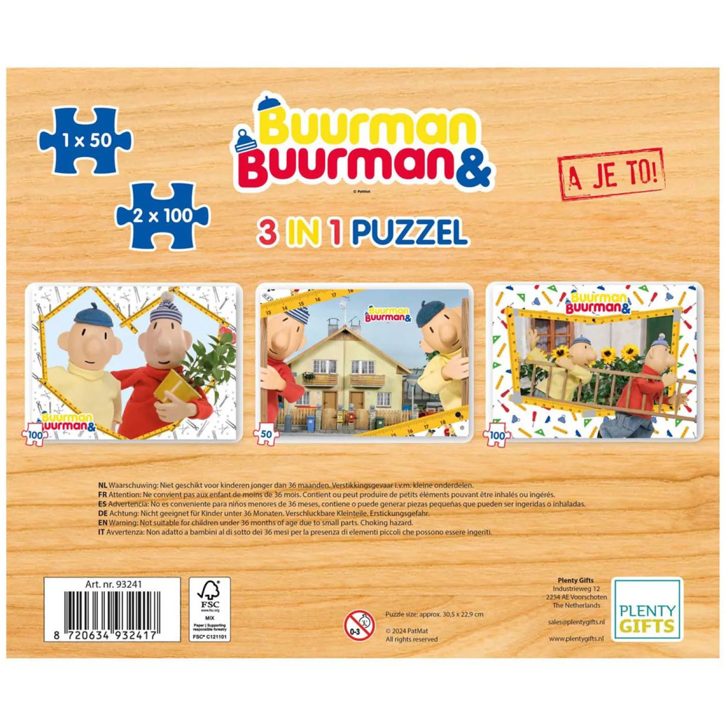 Buurman en Buurman Puzzel 3in1