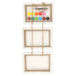 Canvas Schilderset Eenhoorn, set van 3 stuks.