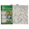 Canvas Schilderset Wilde Dieren, set van 3 stuks