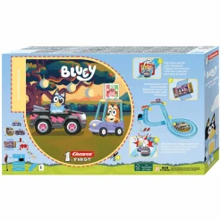 Carrera First Racebaan - Bluey vs. Bingo Let's Go 2,9m