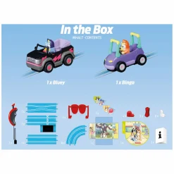 Carrera First Racebaan - Bluey vs. Bingo Let's Go 2,9m