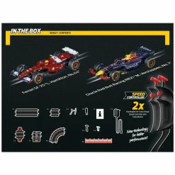 Carrera GO!!! Racebaan - Champion's Racing M. Verstappen No.1 vs. L. Hamilton No.44