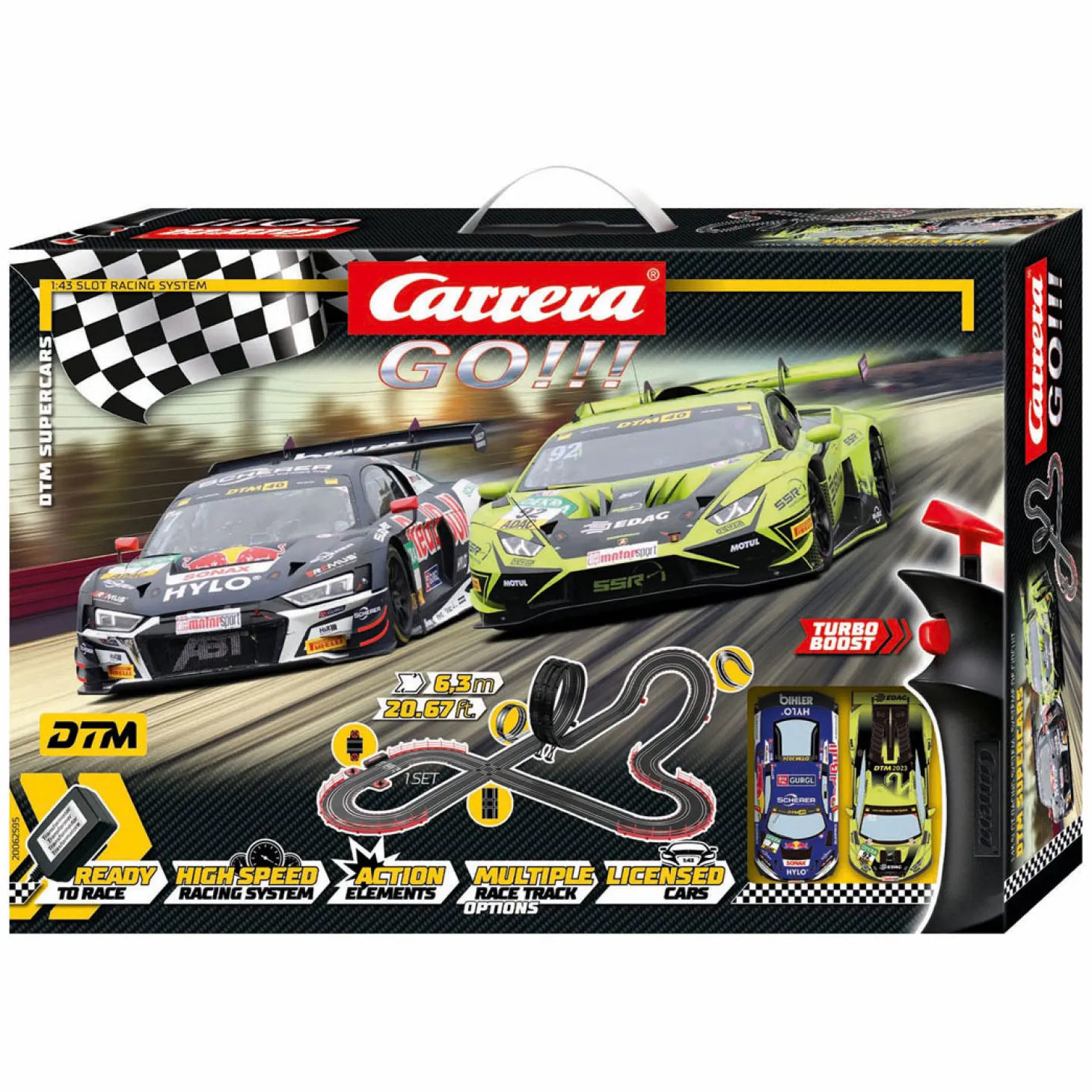 Carrera GO!!! Racebaan - DTM Supercars