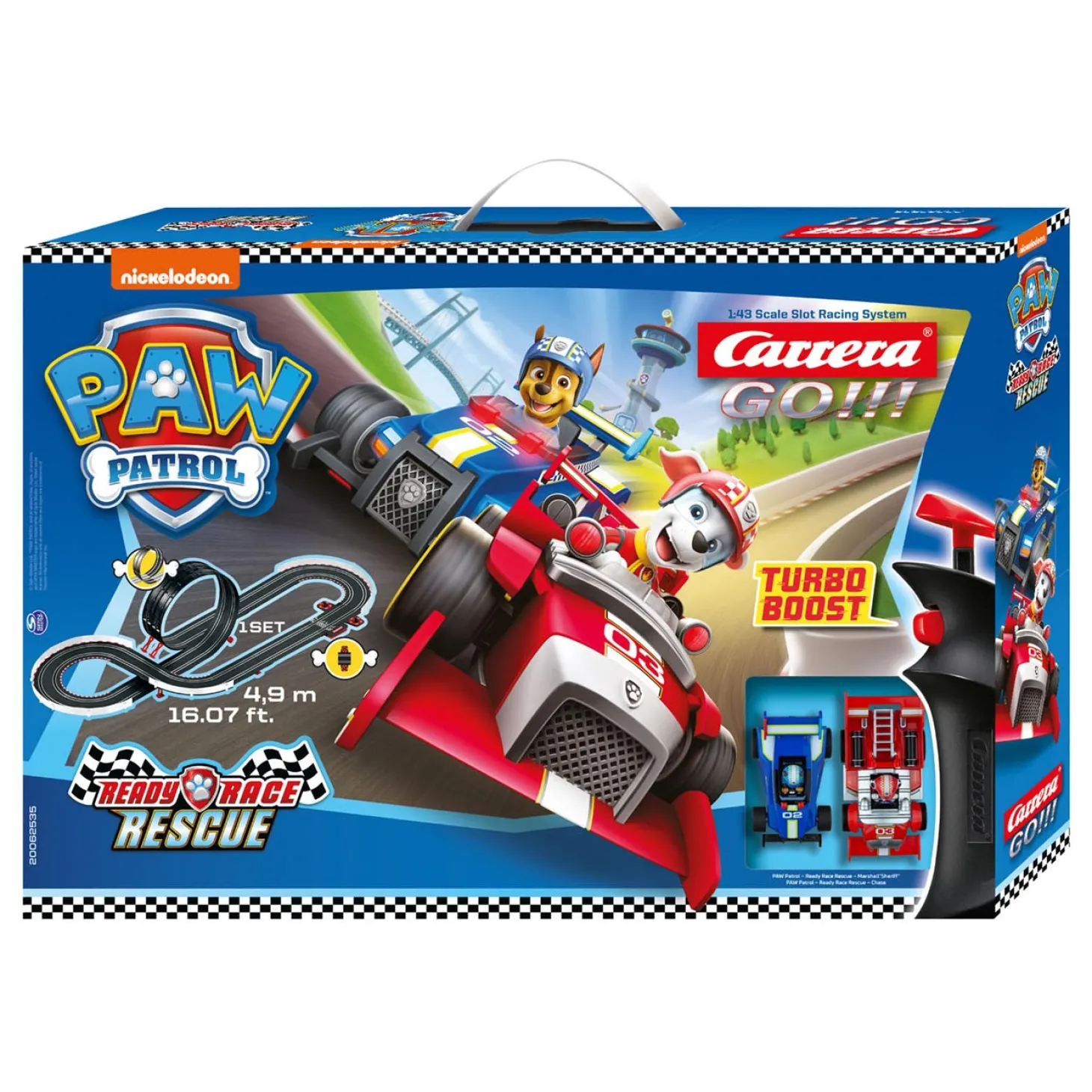 Carrera GO!!! Racebaan - PAW Patrol Ready Race Rescue