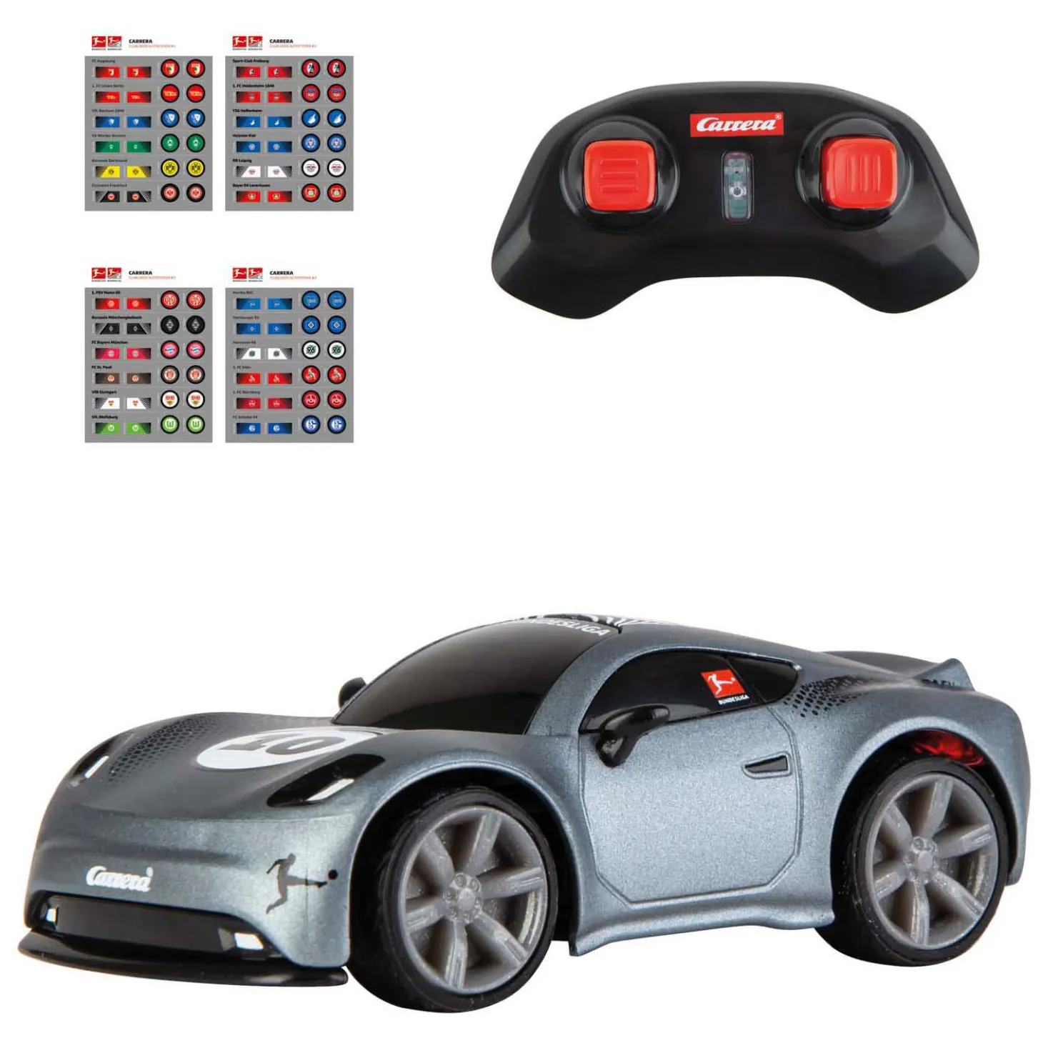 Carrera Mini RC 2,4GHz Bundesliga 1:43 - Grijs