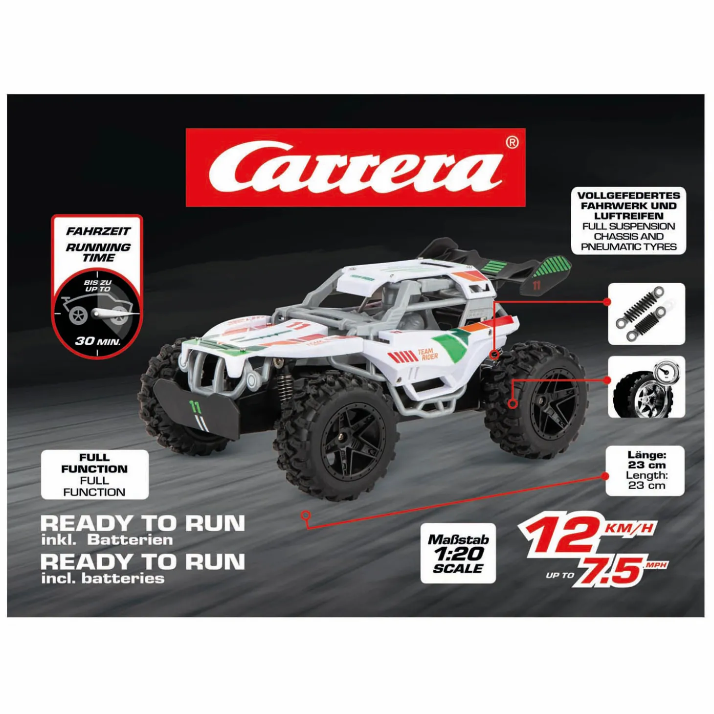 Carrera RC 2,4GHz Team Rider - 1:20
