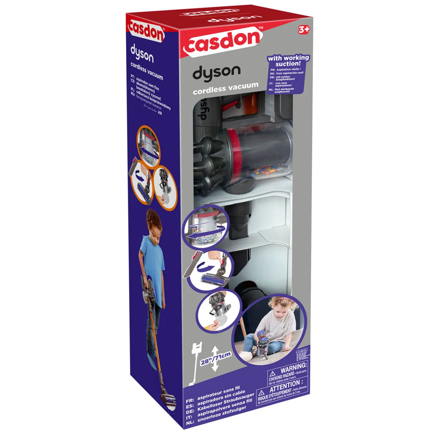 Casdon Dyson Draadloze Speelgoed Stofzuiger