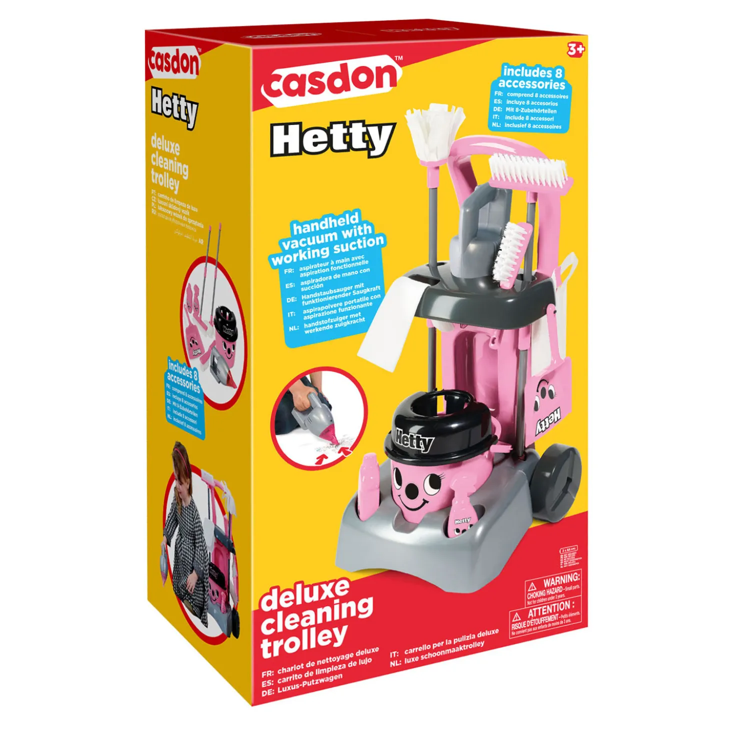 Casdon Schoonmaak Trolley Hetty Deluxe Speelset