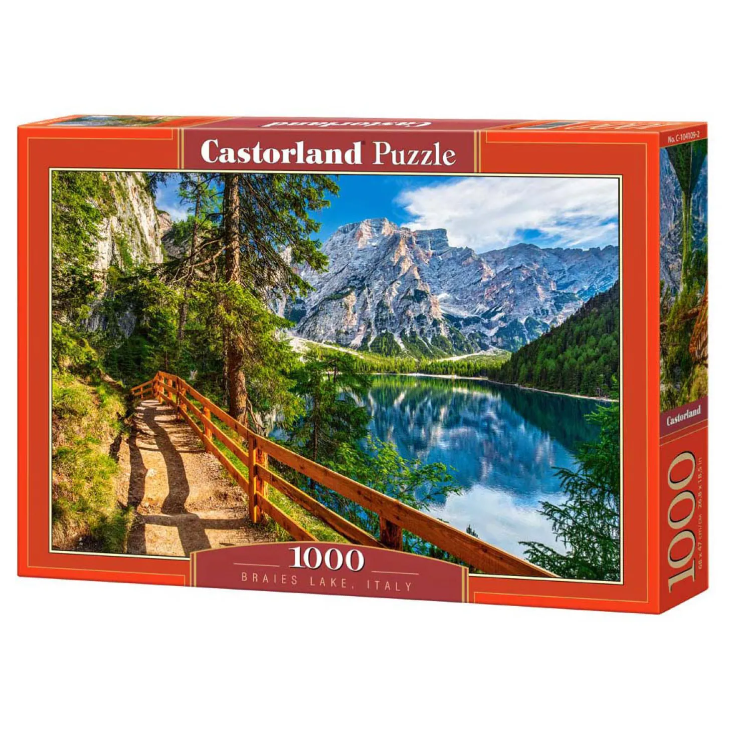Castorland Legpuzzel Braies Lake Italy , 1000st.
