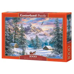 Castorland Legpuzzel Mountain Christmas, 1000st.