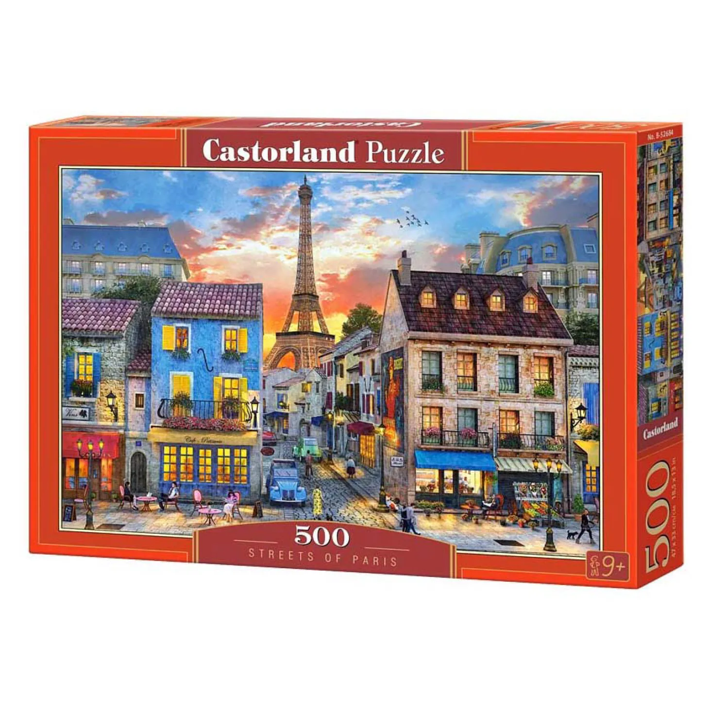 Castorland Legpuzzel Streets of Paris, 500st.