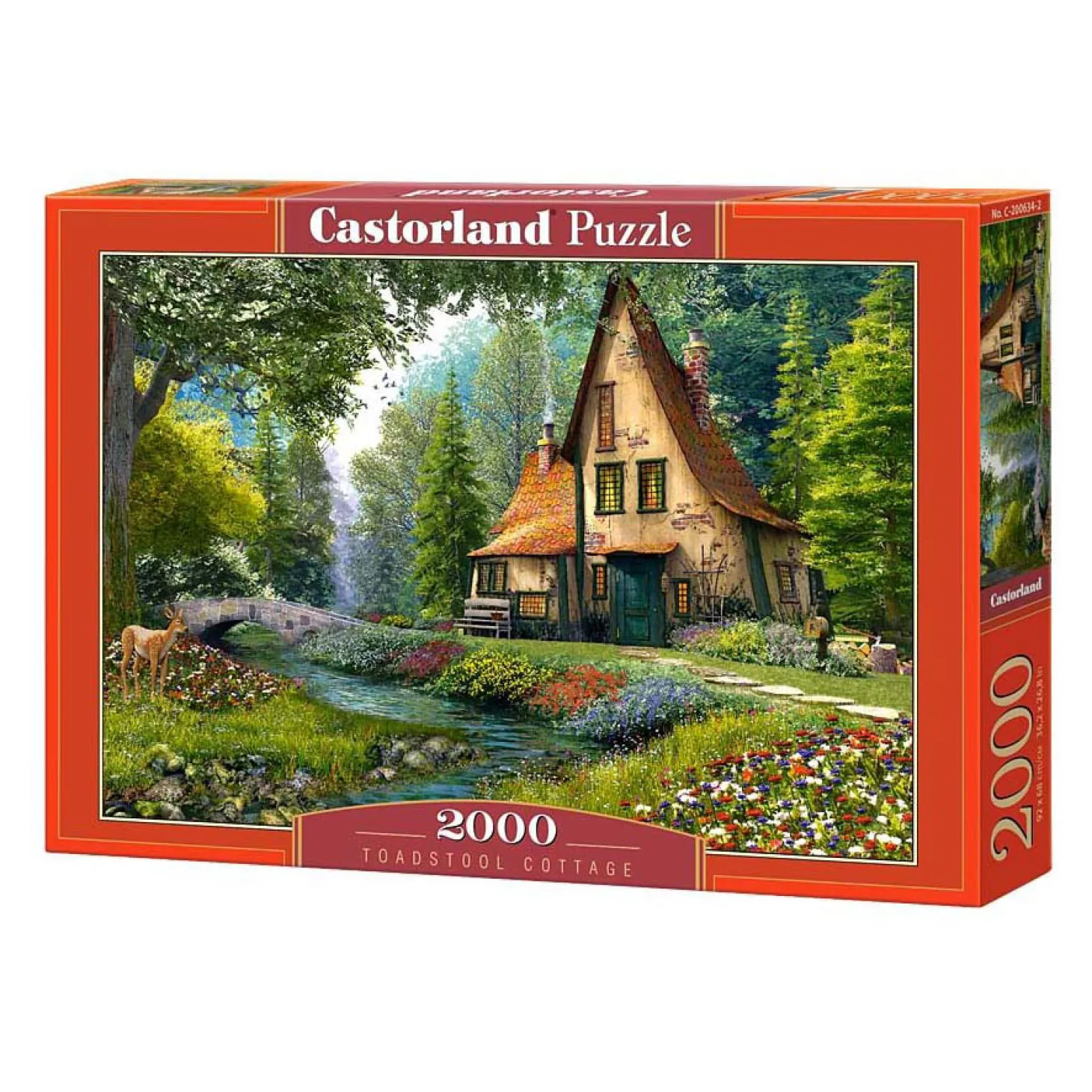 Castorland Legpuzzel Toadstool Cottage, 2000st.