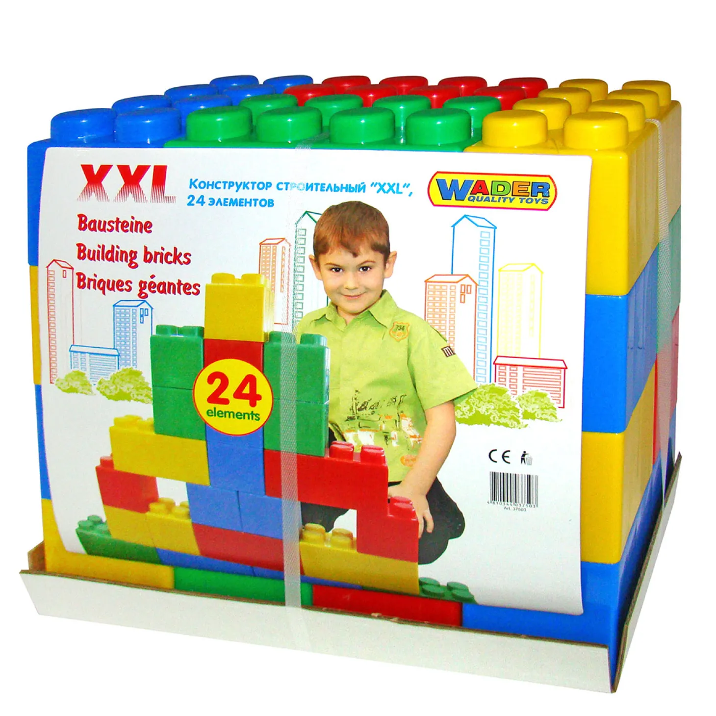 Cavallino Bouwblokken XXL - 24dlg.