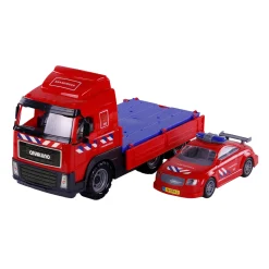 Cavallino Brandweervrachtwagen en Brandweerauto, Schaal 1:16