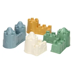 Cavallino Kasteel Zandvormen Pastelkleuren, 4st.