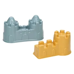 Cavallino Kasteel Zandvormen Pastelkleuren, 4st.