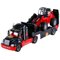 Cavallino Mammoet Torpedo Vrachtwagen met Bulldozer, Schaal 1:16