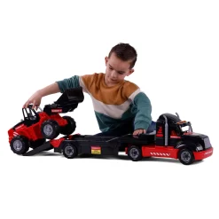 Cavallino Mammoet Torpedo Vrachtwagen met Bulldozer, Schaal 1:16