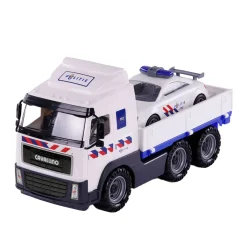 Cavallino Politievrachtwagen en Politieauto, Schaal 1:16