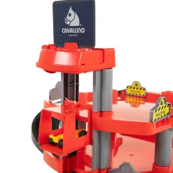 Cavallino Racing Parkeergarage met 4 Verdiepingen en Auto's Speelset