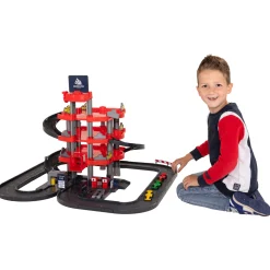 Cavallino Racing Parkeergarage met 4 Verdiepingen en Auto's Speelset