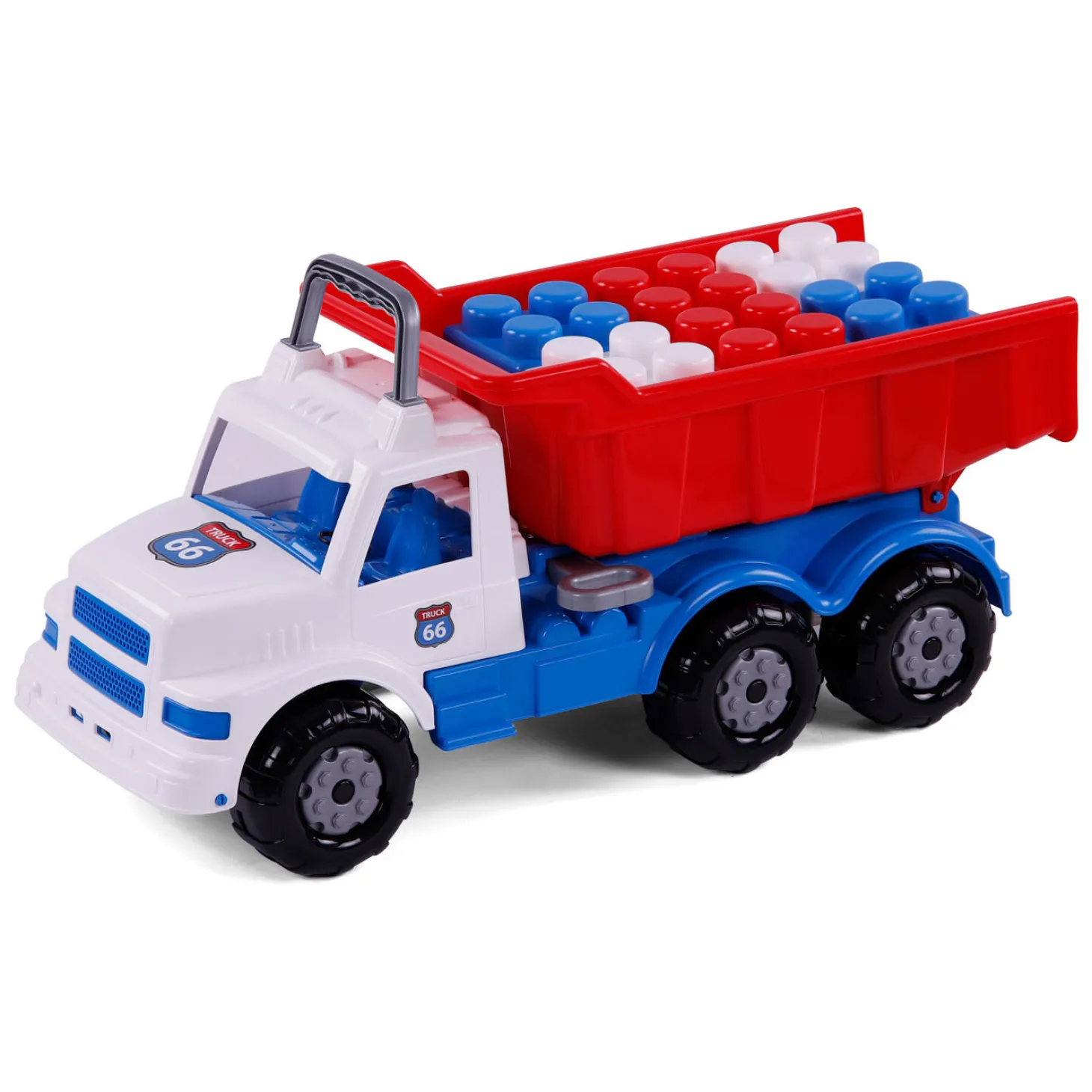 Cavallino Route 66 XL Kiepwagen met Bouwblokken