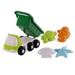 Cavallino Strand Kiepwagen met 4 Zandvormen Groen