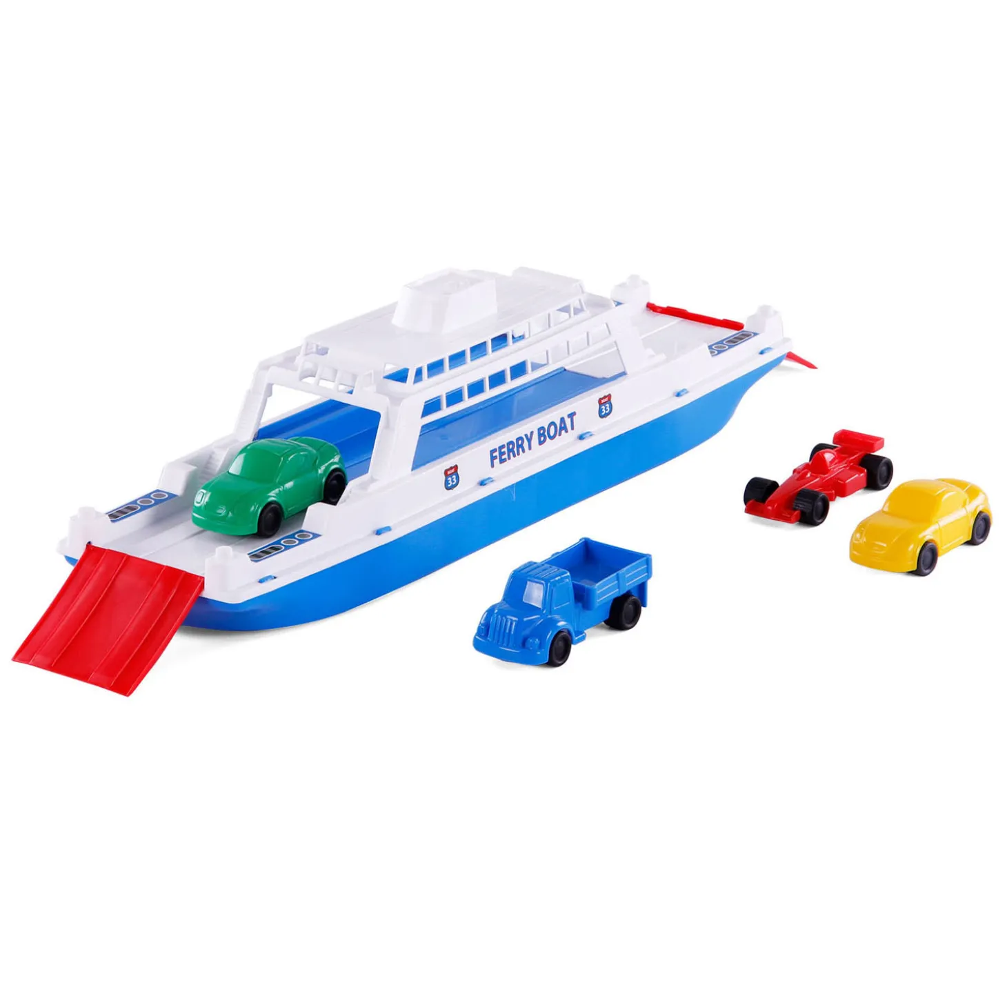 Cavallino Veerboot met 4 Auto's, 45,5cm