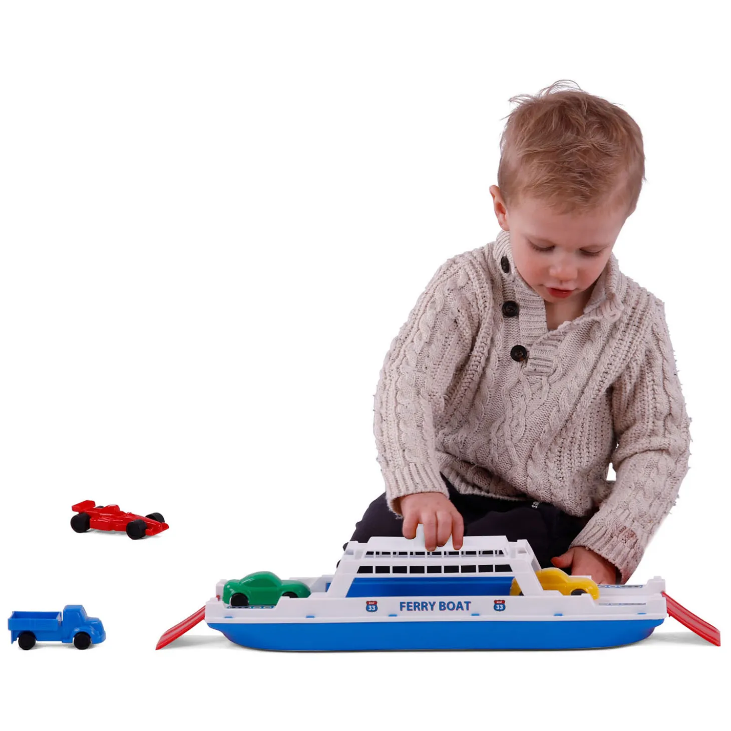 Cavallino Veerboot met 4 Auto's, 45,5cm