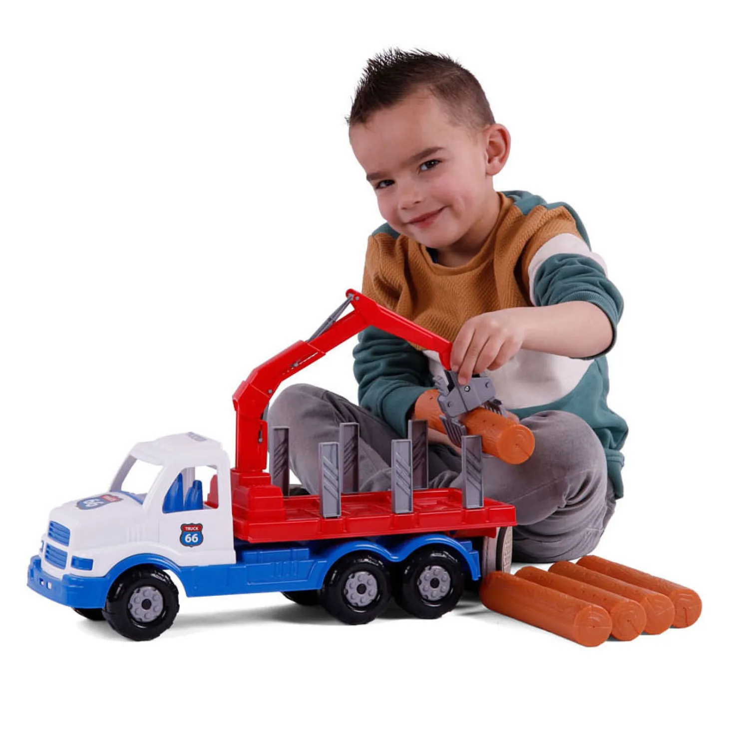 Cavallino XL Torpedo Hout Vrachtwagen, 47,5cm
