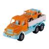 Cavallino XL Torpedo Vrachtwagen met Survival Jeep Oranje, 44,5cm