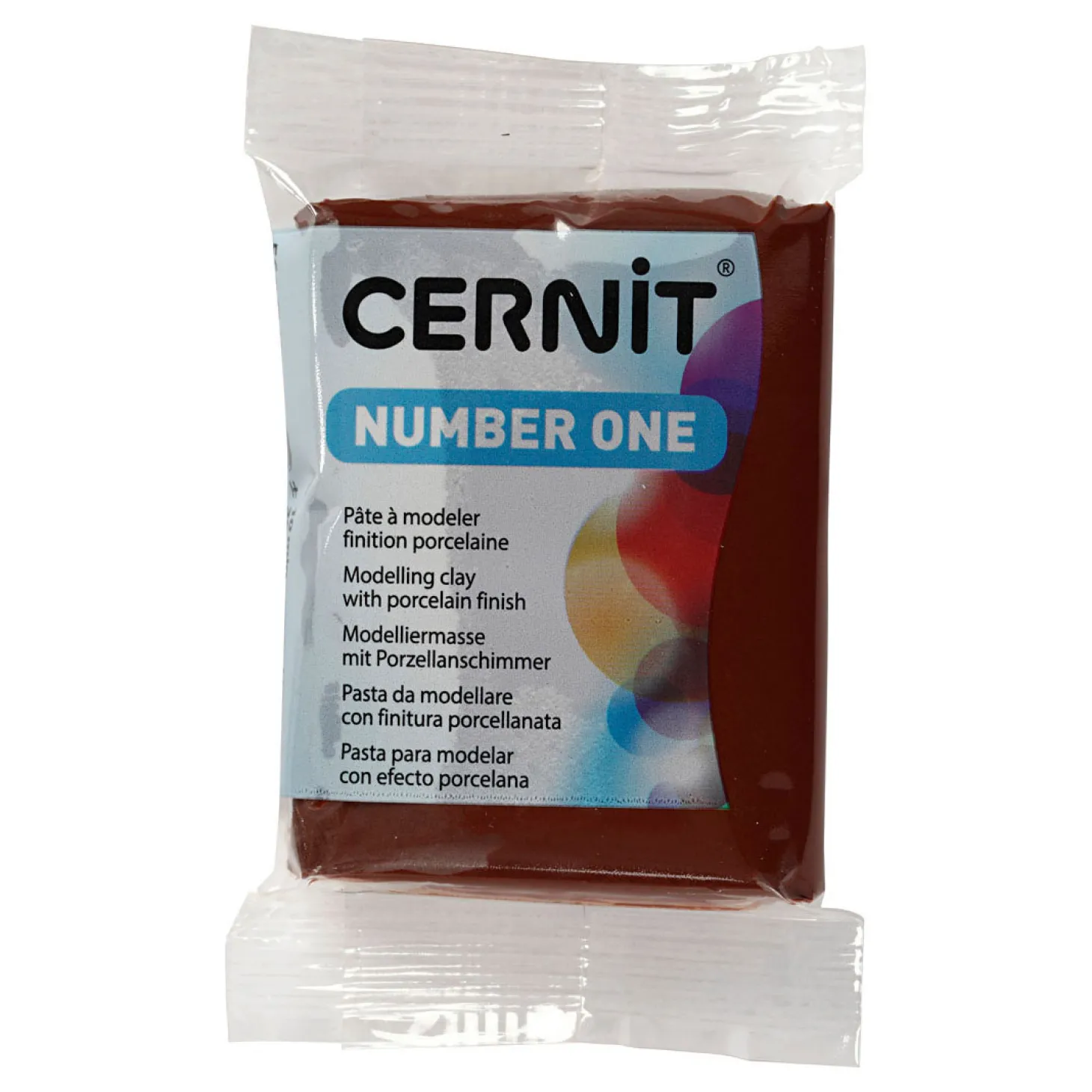 Cernit Boetseerklei Bruin, 56 gram