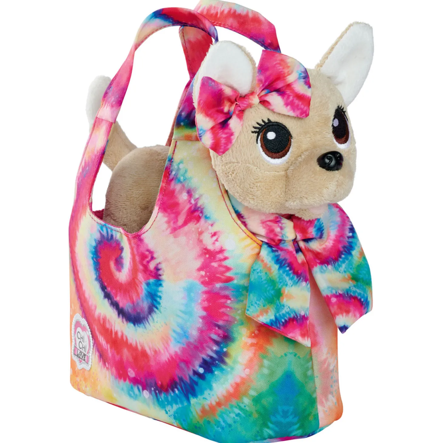 Chi Chi Love Puppy Knuffel in Tas Batik Style