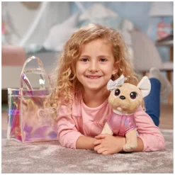 Chi Chi Love Shimmer Knuffelhond in Tas