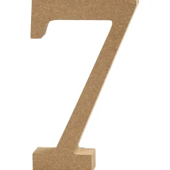 Cijfer 7 MDF 13cm, 1st.
