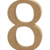 Cijfer 8 MDF 8cm, 1st.