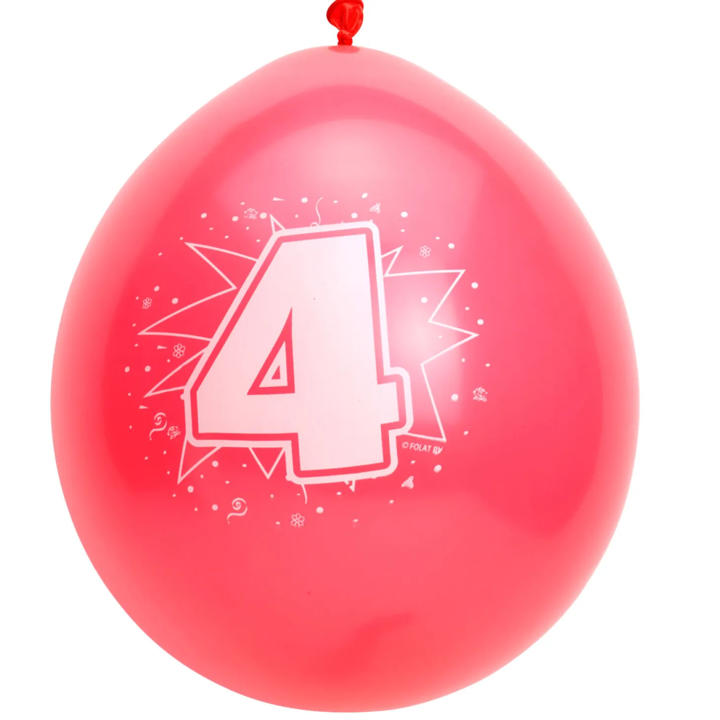 Cijfer Ballonnen 4 jaar, 8st.