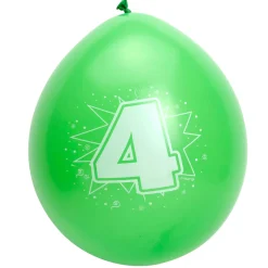 Cijfer Ballonnen 4 jaar, 8st.