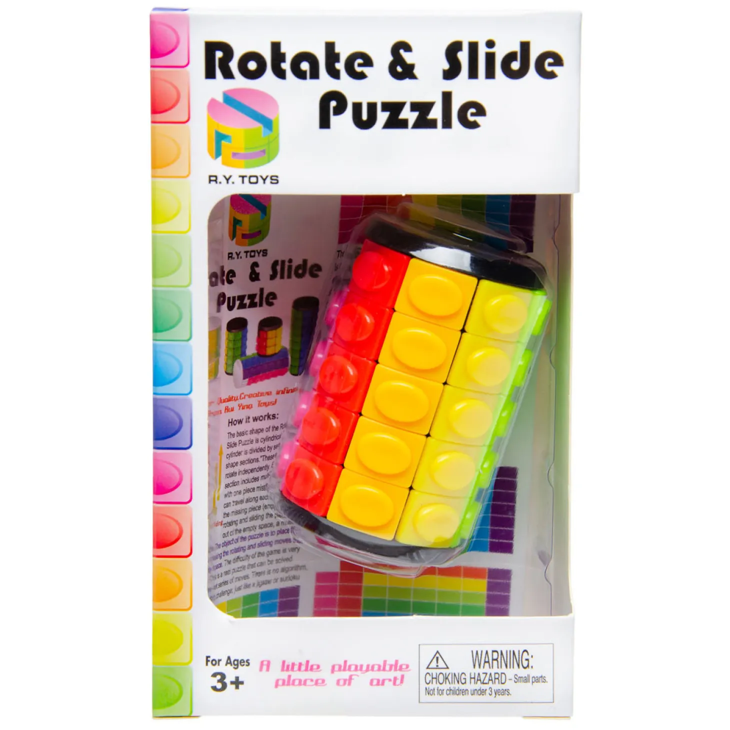 Cilinder Puzzel Gekleurd