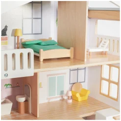 Classic World Happy Villa Houten Poppenhuis, 28dlg.