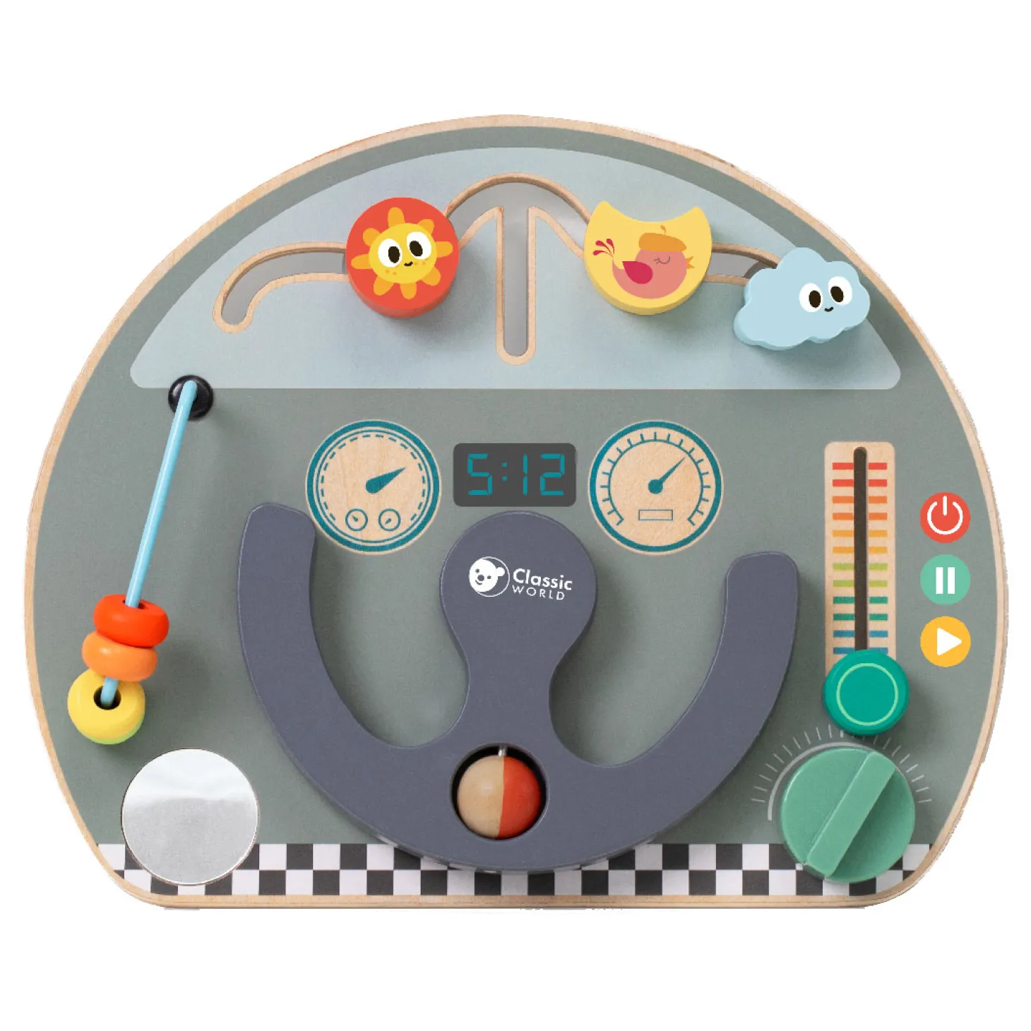 Classic World Houten Activiteitenbord Verkeer