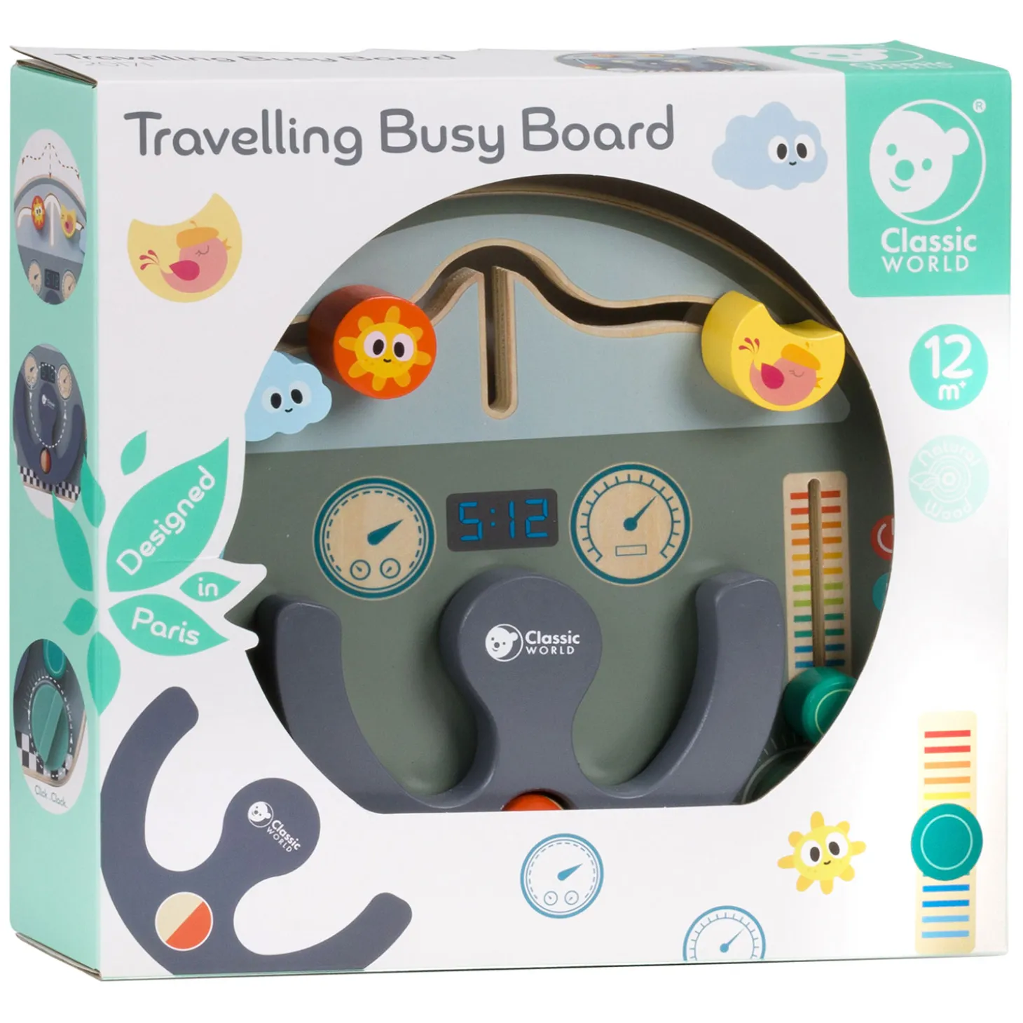 Classic World Houten Activiteitenbord Verkeer